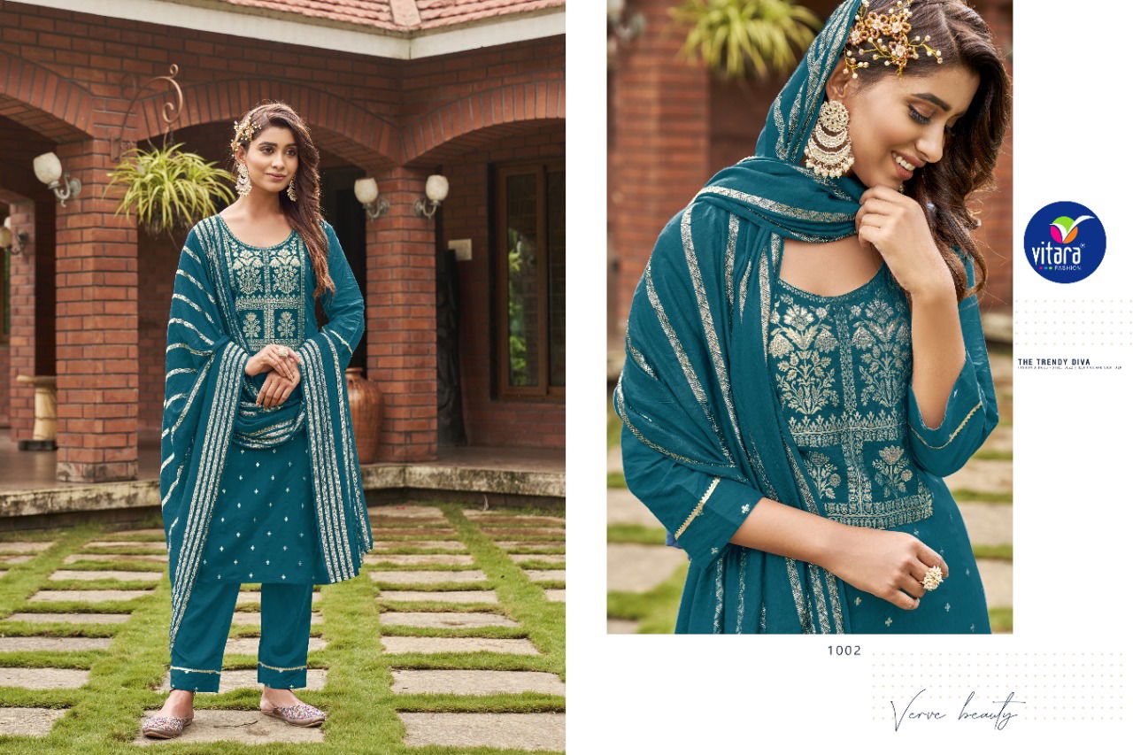 Vitara Riyasat Festive Wear Wholesale Readymade Suit Catalog
